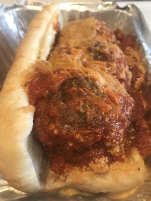 Meatball sub at Three Girls Vegan Creamery - Boston in Guilford