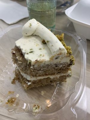 Pistachio cake! at Three Girls Vegan Creamery - Boston in Guilford