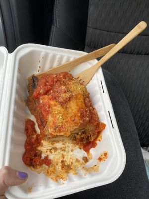 Eggplant/Chicken Parmesan  at Three Girls Vegan Creamery - Boston in Guilford