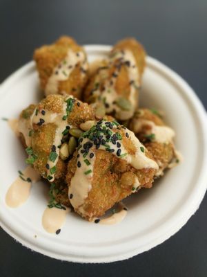 Avocado bombs at ButterLeaf in Irvine