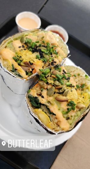 Butterleaf Burrito at ButterLeaf in Irvine