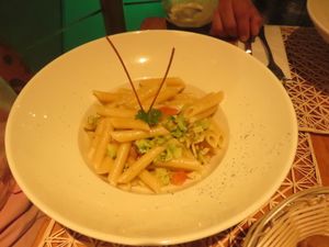 food at El Jardin in Puerto Ayora