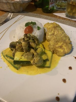 Ceviche at El Jardin in Puerto Ayora