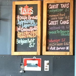  Beers at Taps Brewhouse & Grill in Niagara Falls