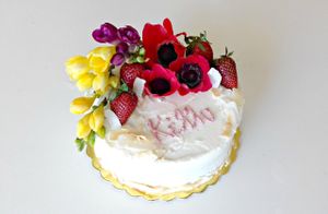 Vegan coconut cake at Crystal Fairytale Events in Athens