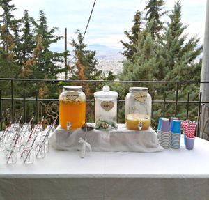 Drink station. at Crystal Fairytale Events in Athens
