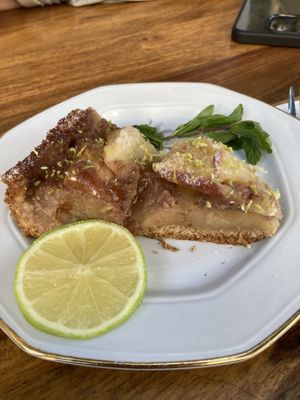 Apple pie   at Michelangelo Cafe in Tel Aviv