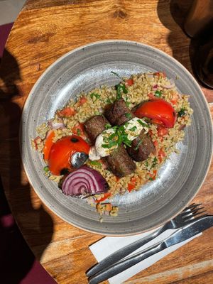 Kabab at Michelangelo Cafe in Tel Aviv