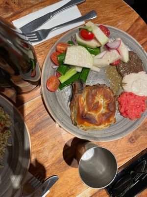 Borekas at Michelangelo Cafe in Tel Aviv