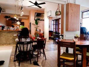 Inside of Cafe Michaelangelo at Michelangelo Cafe in Tel Aviv