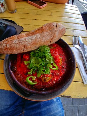 Chraime ❤ yummi at Michelangelo Cafe in Tel Aviv