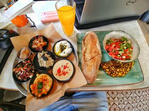Best Breakfast in tlv at Michelangelo Cafe in Tel Aviv