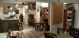 Inside at Michelangelo Cafe in Tel Aviv