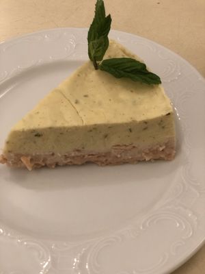 Cheese cake at Michelangelo Cafe in Tel Aviv