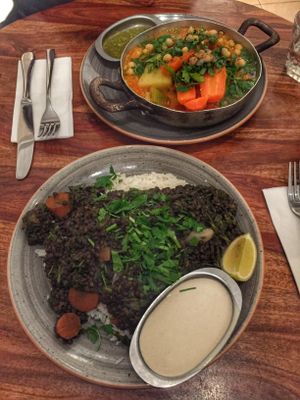 Dinner options at Michelangelo Cafe in Tel Aviv