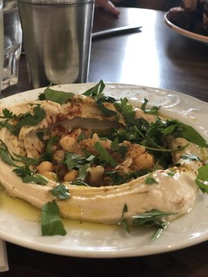 Hummus at Michelangelo Cafe in Tel Aviv