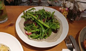 Asparagus salad at Michelangelo Cafe in Tel Aviv