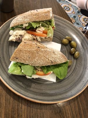 כריך מקושקשת at Michelangelo Cafe in Tel Aviv