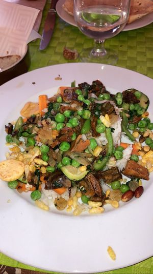 « Patra » : riz crispy avec des légumes épicés    at Frida's in Perpignan