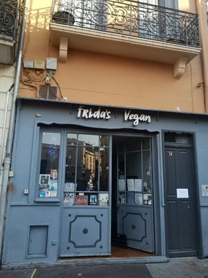 Outside at Frida's in Perpignan