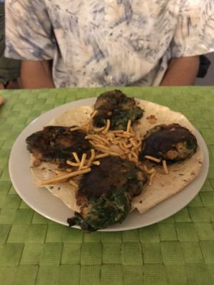 Pakoras  at Frida's in Perpignan