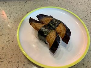 Aubergine Nigri at LHR - YO! Sushi - T2 in West London