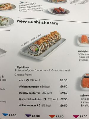 Vegan sushi (yasai) at LHR - YO! Sushi - T2 in West London