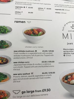 Vegan shitake ramen at LHR - YO! Sushi - T2 in West London