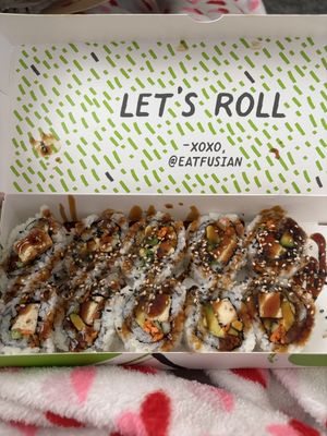 Roasted Tofu Signature Roll  at Fusian in Beavercreek
