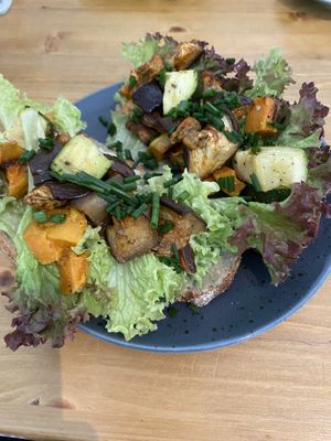 Tschick sandwich (toast version) at Glow in Luxembourg City