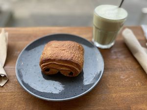 Vegan pain au chocolate  #Veganuary at Glow in Luxembourg City