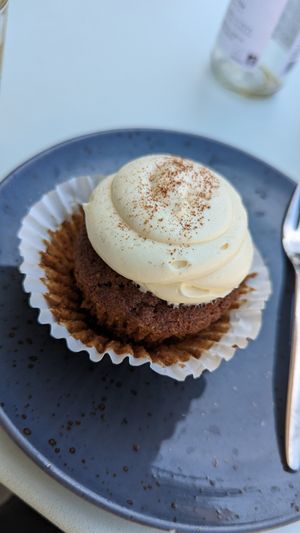 Carrot cupcake at Glow in Luxembourg City