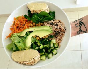 Salad at Glow in Luxembourg City