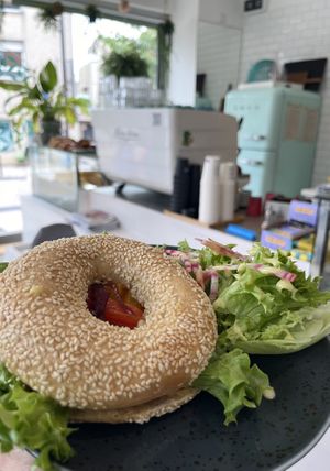 Regis bagel 🥯   at Glow in Luxembourg City