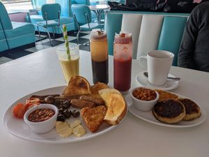Vegan dishes at Bobby Jo's in Southend-on-sea