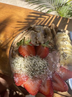 nut n butter bowl   at Nourish'd Cafe & Juicery - Kloof in Cape Town