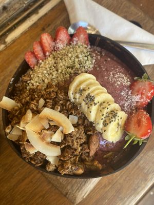 Berry bowl   at Nourish'd Cafe & Juicery - Kloof in Cape Town