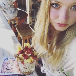 Brunch 😋 (Looks loaded, but the glass was quite small 😅)  at Nourish'd Cafe & Juicery - Kloof in Cape Town