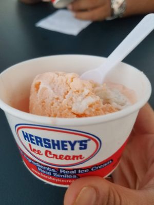 Like an creamsicle!! at Hershey's Ice Cream & More in Levittown