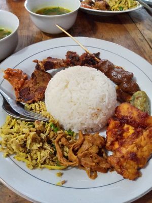 Nasi Campur at Warung Pande Vegan - Canggu in Canggu