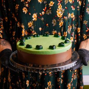 mint cake at Sereda in Kyiv