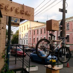 Bikefriendly place. Really! at Sereda in Kyiv