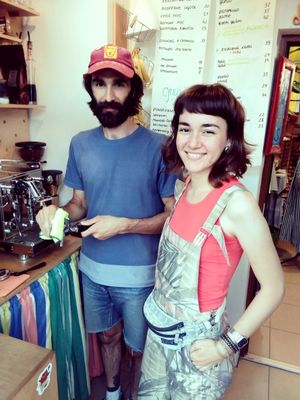 The owners! at Sereda in Kyiv