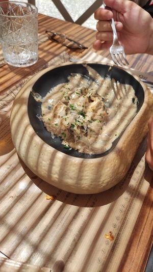 Gnochi at Llévame al Huerto in Gran Canaria