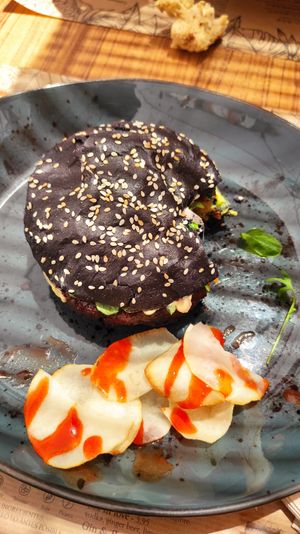 Burger at Llévame al Huerto in Gran Canaria