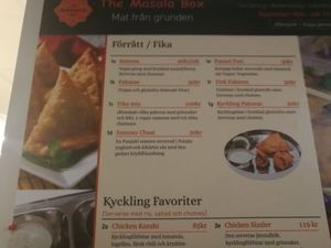 Appetizers at The Masala Box in Malmo