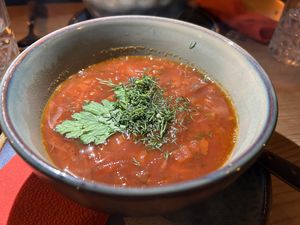 Ukrainskie Borscht   at Warzywniak in Poznan
