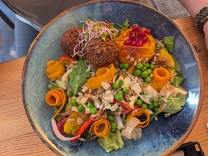 Falafel salad at Warzywniak in Poznan