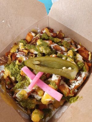 Shawarma fries at Aviv - Old Town in Portland