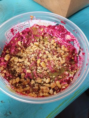 Beet salad at Aviv - Old Town in Portland